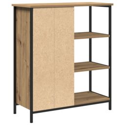 Berkfield Home Sideboard Artisan Oak 70x30x80 cm Engineered Wood in Brown - Size: 70 x 30 x 80 cm - thumbnail 2