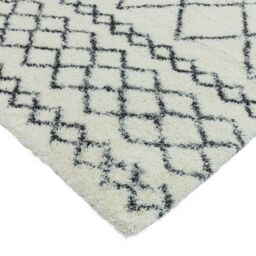 The Rug Shop UK Cream Modern Geometric Polypropylene Luxurious Easy To Clean Rug - Size: 240 cm x 340 cm - thumbnail 3
