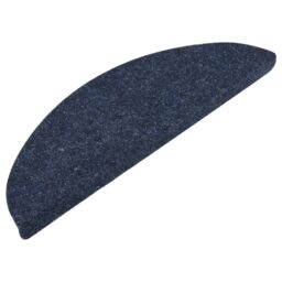 Berkfield Home Stair Mats Self-adhesive 15 pcs 56x17x3 cm Blue - Size: Medium - thumbnail 3