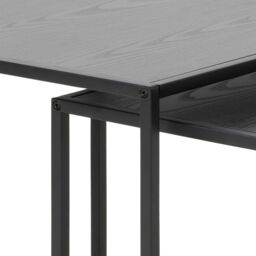 Furniture To Go Seaford Nest of Tables in Ash Black - thumbnail 6