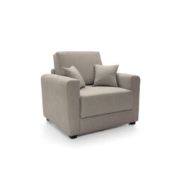 Abakus Direct Olly Linen Single Sofa Bed in Sand in Light Sand - thumbnail 5