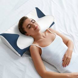 Lavio Cervical Contour Memory Foam Pillow Side Sleeper for Neck Pain Relief - thumbnail 1