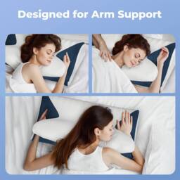 Lavio Cervical Contour Memory Foam Pillow Side Sleeper for Neck Pain Relief - thumbnail 8