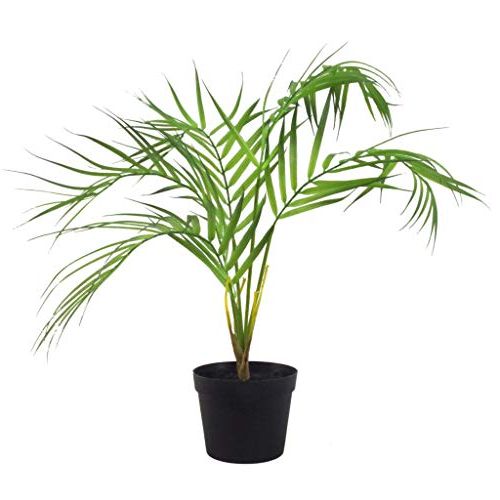 Leaf 50cm Design UK Realistic Large Artificial Foliage Plant with Pot in Green