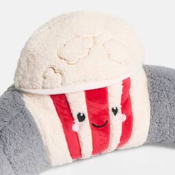 OHS Popcorn Cuddle Cushion Novelty Reading Pillow in Grey - thumbnail 6