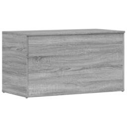 Berkfield Home Storage Chest Grey Sonoma 84x42x46 cm Engineered Wood - Size: 84 x 42 x 46 cm - thumbnail 3