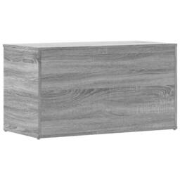 Berkfield Home Storage Chest Grey Sonoma 84x42x46 cm Engineered Wood - Size: 84 x 42 x 46 cm - thumbnail 6