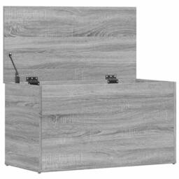 Berkfield Home Storage Chest Grey Sonoma 84x42x46 cm Engineered Wood - Size: 84 x 42 x 46 cm - thumbnail 7