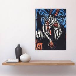 "Artery8 The Agonies of Love Ernst Ludwig Kirchner Wall Art Poster Print - Size: W18"" x H24""" - thumbnail 4