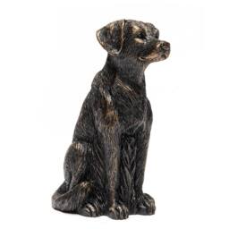 Jardinopia Labrador Cane or Stake Topper Pot Buddy - L5 x W4 x H7.5 cm in Bronze - thumbnail 2