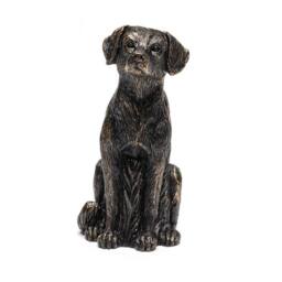 Jardinopia Labrador Cane or Stake Topper Pot Buddy - L5 x W4 x H7.5 cm in Bronze - thumbnail 6