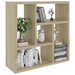 Berkfield Home Wall Shelf Sonoma Oak 45.1x16x45.1 cm Engineered Wood in Brown - thumbnail 3