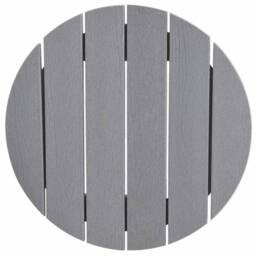 Berkfield Home Elegant Bar Table Light Grey 55x55x107 cm HDPE - Size: 55 x 55 x 107 cm - thumbnail 8