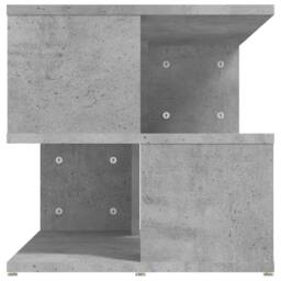 Berkfield Home Side Table Concrete Grey 40x40x40 cm Engineered Wood - Size: 40 x 40 x 40 cm - thumbnail 5