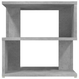 Berkfield Home Side Table Concrete Grey 40x40x40 cm Engineered Wood - Size: 40 x 40 x 40 cm - thumbnail 4