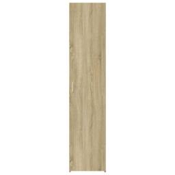 Berkfield Home Highboard Sonoma Oak 40x42.5x185 cm Engineered Wood in Light Brown - thumbnail 4