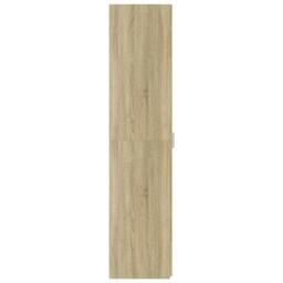 Berkfield Home Highboard Sonoma Oak 40x42.5x185 cm Engineered Wood in Light Brown - thumbnail 5