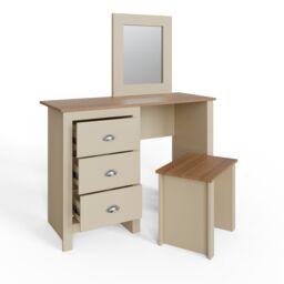 GFW Lancaster Dressing Table Set in Cream - thumbnail 3