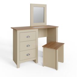 GFW Lancaster Dressing Table Set in Cream - thumbnail 4