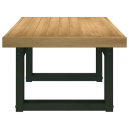 Berkfield Home Coffee Table NOAIN U-Shaped Legs 120x60x40 cm Solid Wood Pine in Brown - Size: 120 x 60 x 40 cm - thumbnail 4