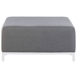 Wyld and Coco Grey Ottoman White Aluminium Legs Water Resistant Polyester - thumbnail 4