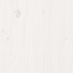 Berkfield Home Garden Chair White 60x64x70.5 cm Solid Wood Pine - thumbnail 8