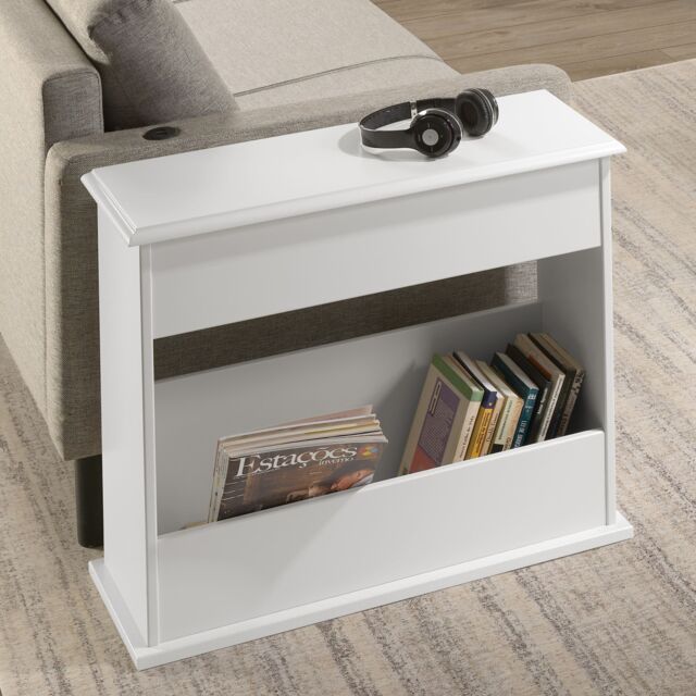 Seconique Stratford Sofa End Table in White - image 1