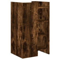 Berkfield Home Sideboard Smoked Oak 45x35x75 cm Engineered Wood in Brown - Size: 45 x 35 x 75 cm - thumbnail 6