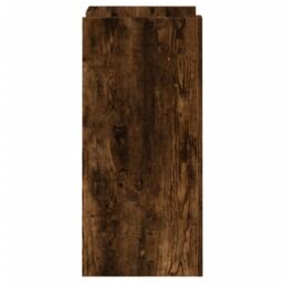 Berkfield Home Sideboard Smoked Oak 45x35x75 cm Engineered Wood in Brown - Size: 45 x 35 x 75 cm - thumbnail 5