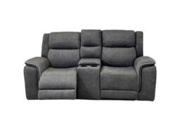 Furniture 786 Hannah Fabric Electric Recliner 3 & 2 Seater Sofa Set in Grey - thumbnail 4