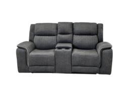 Furniture 786 Hannah Fabric Electric Recliner 3 & 2 Seater Sofa Set in Grey - thumbnail 3