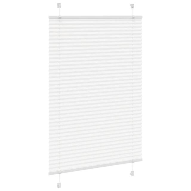 Berkfield Home Pleated Blind White 90x150 cm Fabric Width 89.4 cm Polyester - image 1
