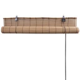 Berkfield Home Brown Bamboo Roller Blinds 150 x 220 cm - thumbnail 5