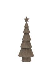 KDMD Large Rustic Bough Tree with Star - Seasonal Woodland Decor in Light Brown - thumbnail 2