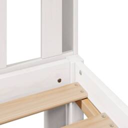 Berkfield Home Bookcase Bed without Mattress White 135x190 cm Doouble Solid Wood Pine - thumbnail 9