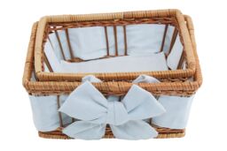 Orsina Set Of Two Natural Fern With Lining Baskets in Brown - thumbnail 3