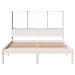 Berkfield Home Bookcase Bed without Mattress White 160x200 cm Solid Wood Pine - thumbnail 4