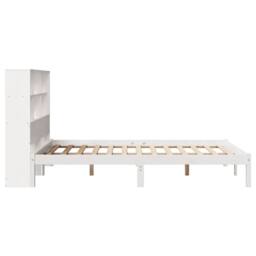 Berkfield Home Bookcase Bed without Mattress White 160x200 cm Solid Wood Pine - thumbnail 7