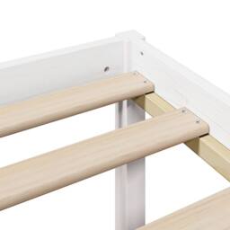 Berkfield Home Bookcase Bed without Mattress White 160x200 cm Solid Wood Pine - thumbnail 9