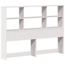 Berkfield Home Bookcase Bed without Mattress White 160x200 cm Solid Wood Pine - thumbnail 6
