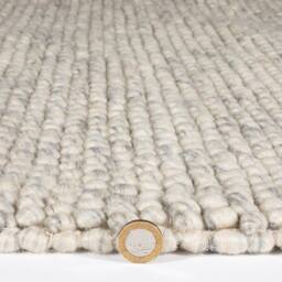 Esselle Delilah Mottled Wool Large Pebble Rug in Cream - Size: 160 cm x 230 cm - thumbnail 6
