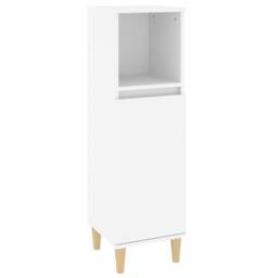 Berkfield Home 3 Piece Bathroom Furniture Set White Engineered Wood - thumbnail 6
