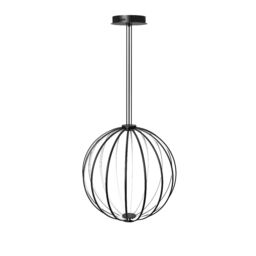 CGC Lighting Paraplu 3 Black 45cm Globe LED Ceiling Pendant - thumbnail 2