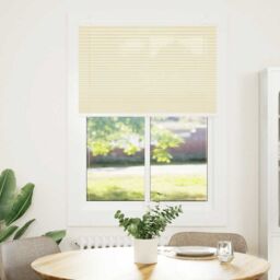 Berkfield Home Pleated Blind Cream 85x150 cm Fabric Width 84.4 cm Polyester - thumbnail 2