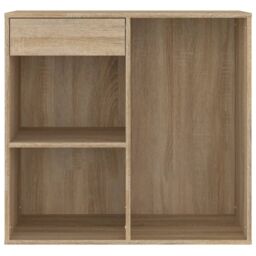 Berkfield Home Cosmetic Cabinet Sonoma Oak 80x40x75 cm Engineered Wood in Brown - Size: 80 x 40 x 75 cm - thumbnail 5