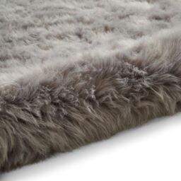 The Rug Shop UK Grey Modern Shaggy Plain Easy to Clean Area Rug - Size: 160 cm x 230 cm - thumbnail 3