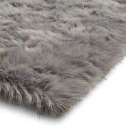 The Rug Shop UK Grey Modern Shaggy Plain Easy to Clean Area Rug - Size: 160 cm x 230 cm - thumbnail 5
