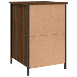 Berkfield Home Bedside Cabinets 2 pcs Brown Oak 40x42x60 cm Engineered Wood - Size: 40 x 42 x 60 cm - thumbnail 9