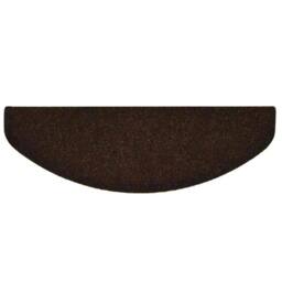 Berkfield Home Self-adhesive Stair Mats 5 pcs Brown 65x21x4 cm Needle Punch - Size: Medium - thumbnail 4