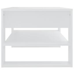 Berkfield Home Decorative Coffee Table White 102x55x45 cm Engineered Wood - Size: 102 x 55 x 45 cm - thumbnail 4